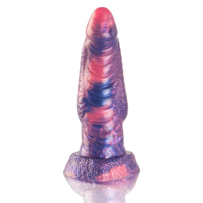 Gode fantasy Medusa en silicone texturé — détail texture surface