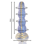 Gode poseidon fantasy en silicone des mers — vue de profil