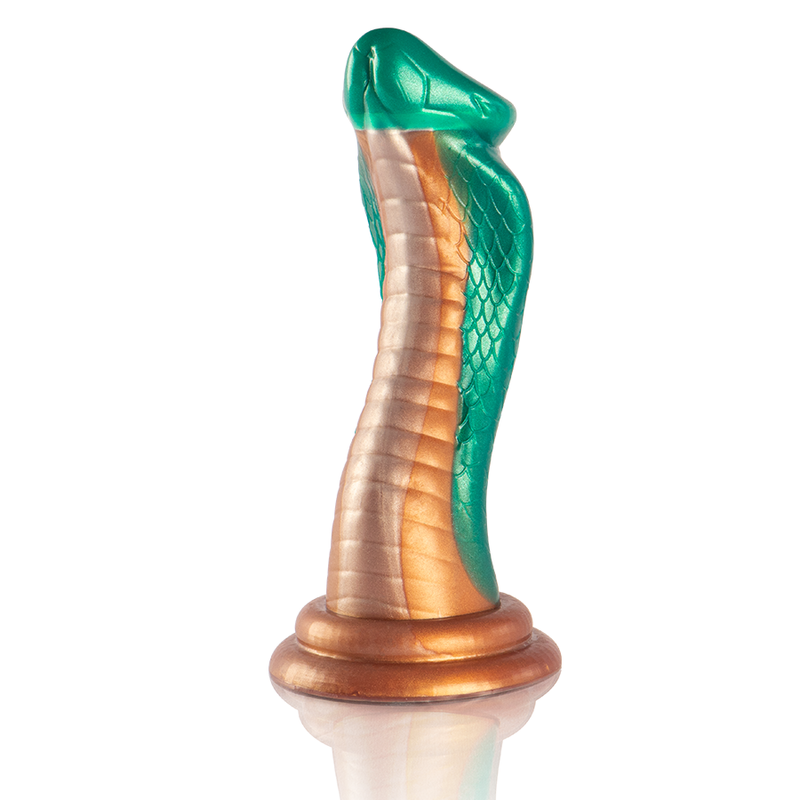 Gros gode fantasy en silicone épais coloré — détail base