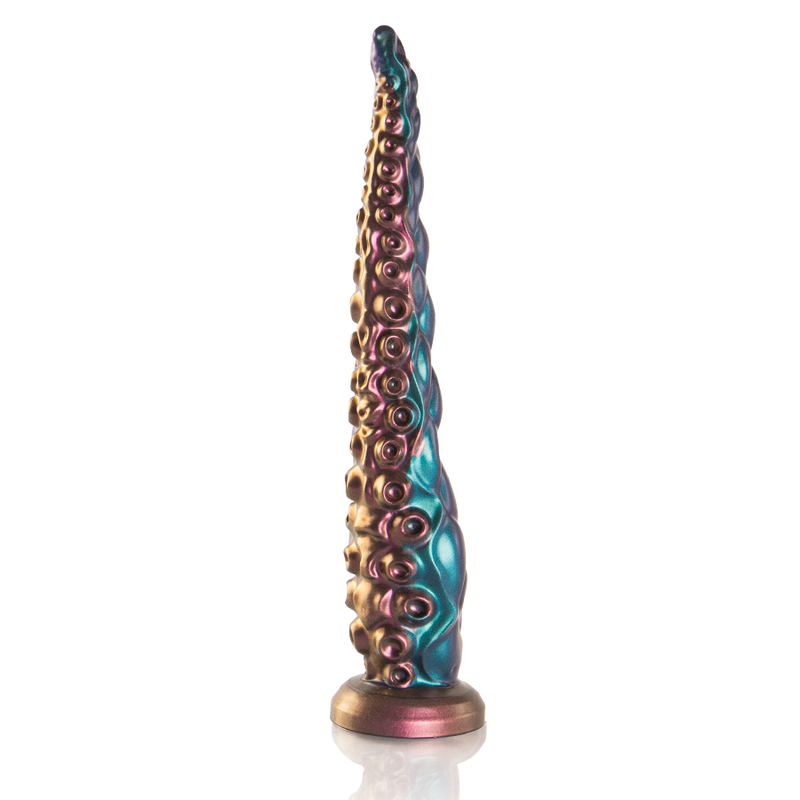 Gode tentacule fluorescent fin en silicone fantasy — angle alternatif 2