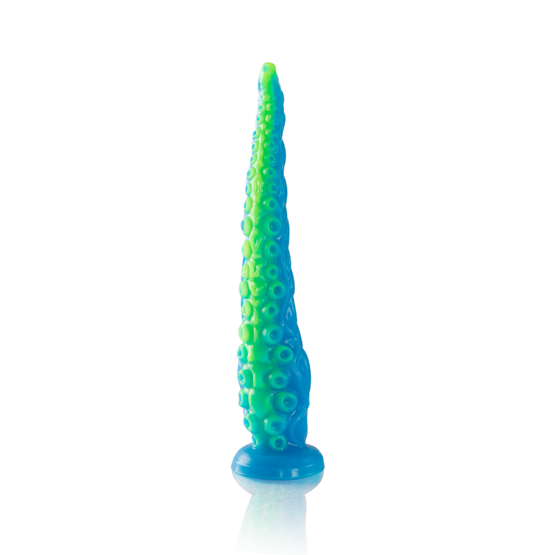Gode tentacule fluorescent fin en silicone fantasy — vue principale