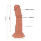 Gode vibrant connecté silicone Bogotá 9 modes — détail produit