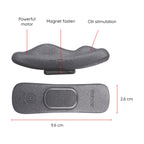 Vibrateur culotte MANILA rechargeable 9 modes application — comparatif dimensionnel