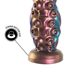 Gode tentacule fluorescent fin en silicone fantasy — vue de profil 3
