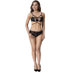 Ensemble soutien-gorge et culotte dentelle noire Eliana — détail produit