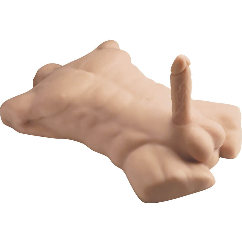Torse masculin réaliste en silicone grand format — Chair