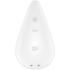 satisfyer vibrateur dew drop lay on blanc