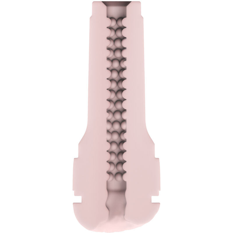 Masturbateur stroker compatible appareil interactif — détail texture surface