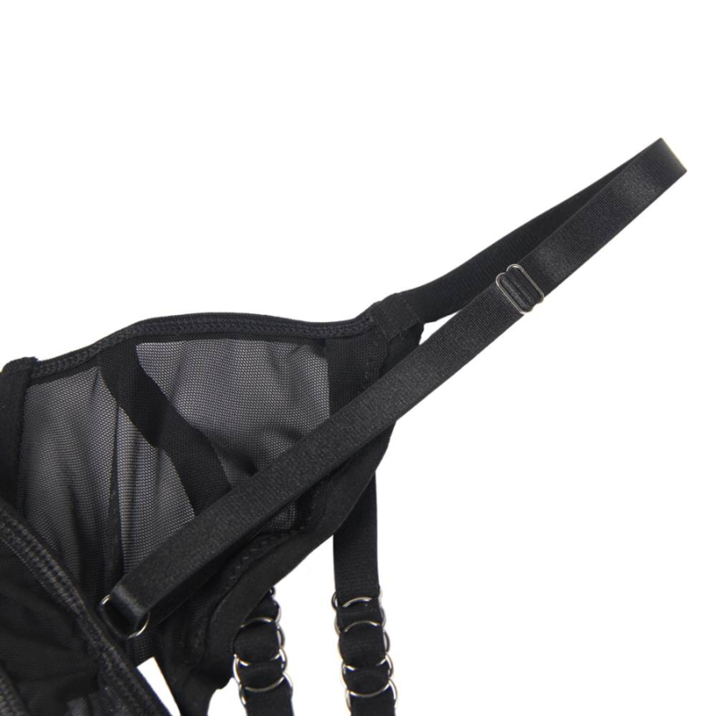 Ensemble 2 pièces lingerie transparent Subblime — vue de dos