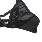 Ensemble 2 pièces lingerie transparent Subblime — détail texture surface