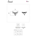 String dentelle ouvert entrejambe chic