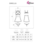 Babydoll en voile transparent et dentelle avec string — détail texture surface