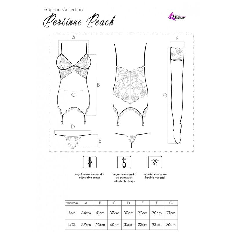 Ensemble 3 pièces corset dentelle, string et bas — détail texture surface