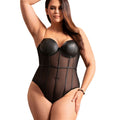 Body transparent à bretelles chaîne et armatures — vue principale