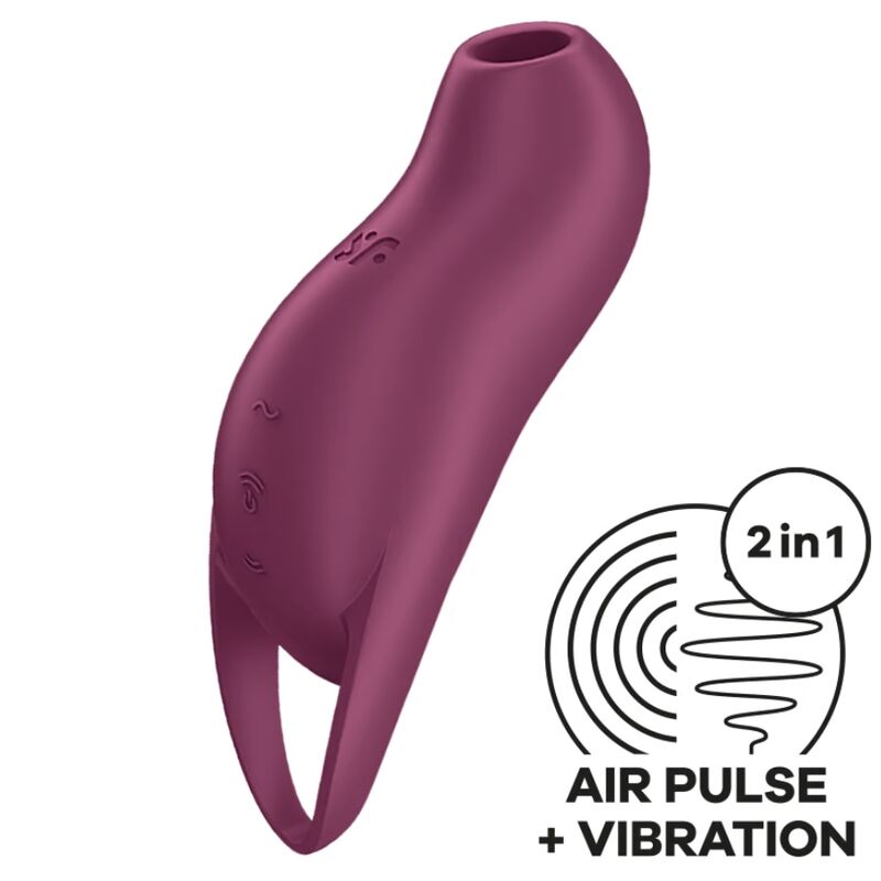 Stimulateur clitoridien par ondes de pression de poche — vue rapprochée