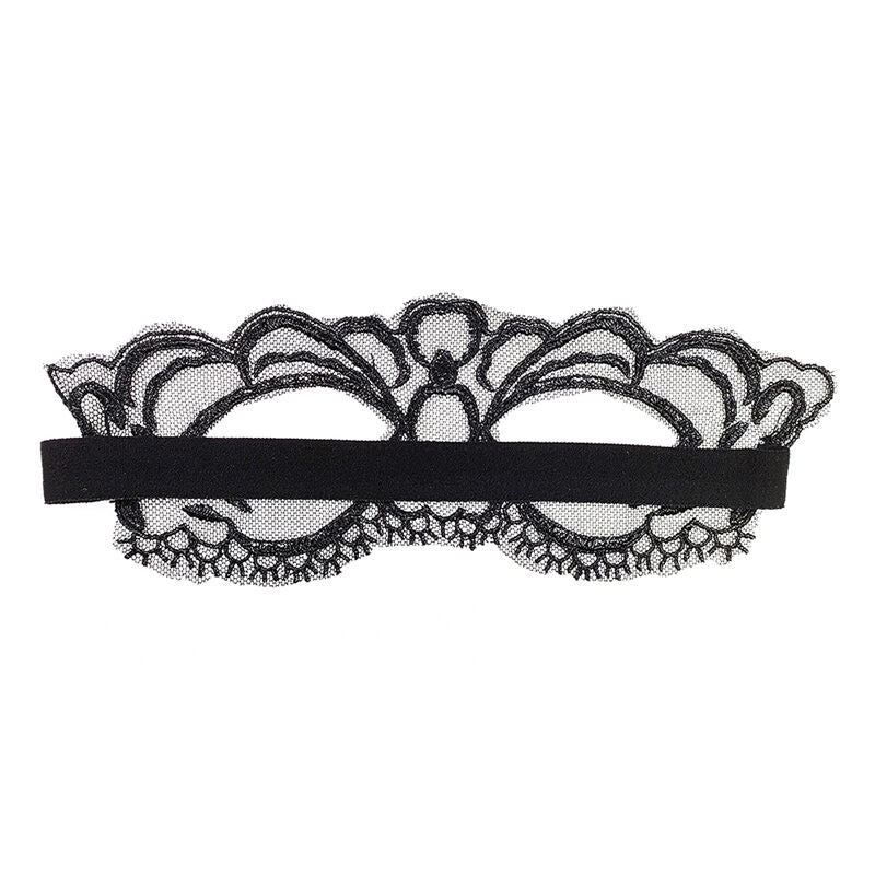 Masque fine dentelle noire