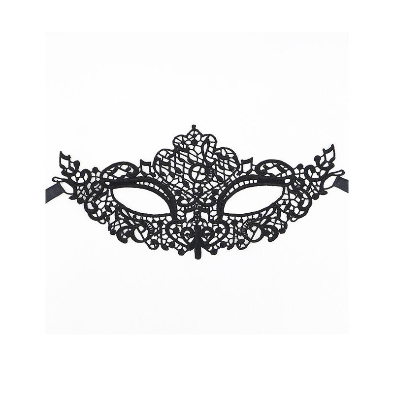 Masque en dentelle noire modèle 1