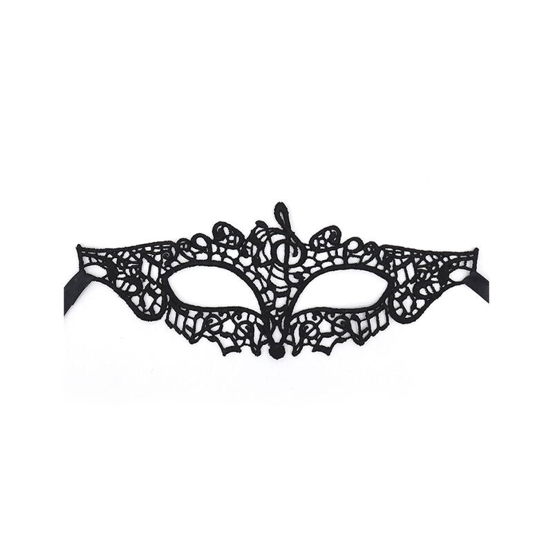 Masque en dentelle noire modèle 2