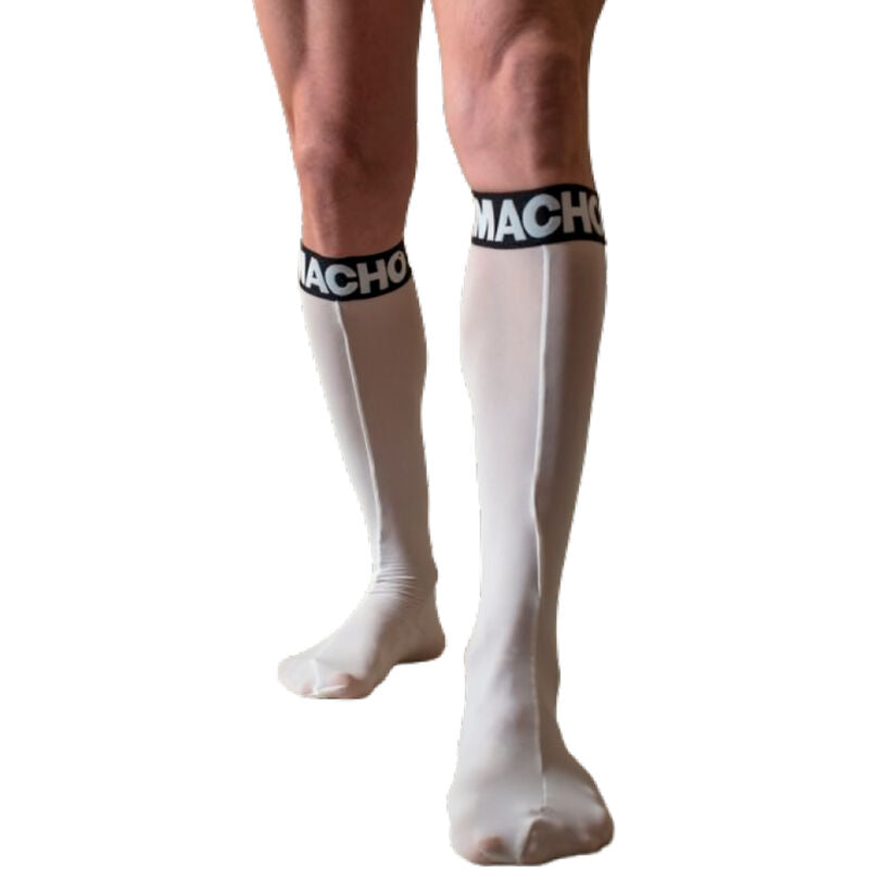 Chaussettes Macho fines semi-transparentes fétiche Rouge Taille unique