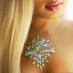 Bijou de corps adhésif strass irisés Céleste — détail produit