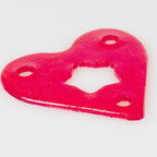 String comestible fraise en forme de cœur — détail produit