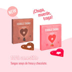 String comestible chocolat Secret Play — vue de dos