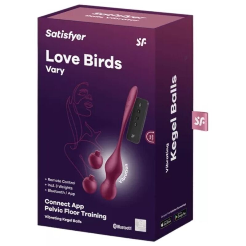 Boules d'amour vibrantes connectées Love Birds — détail texture surface