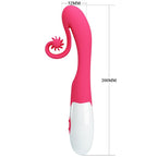 Vibromasseur stimulateur 30 modes rose — vue rapprochée