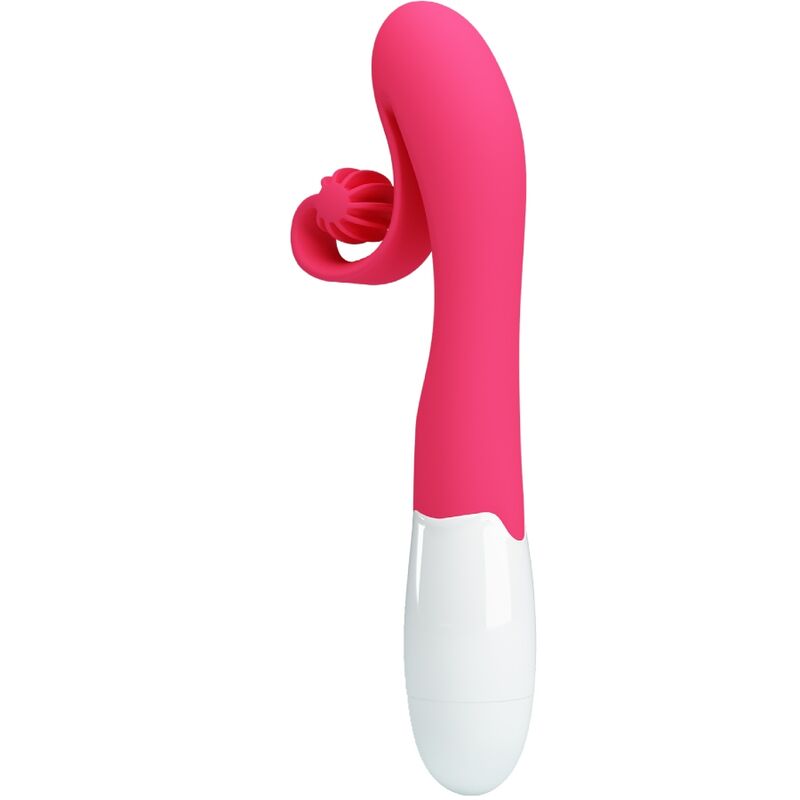 Vibromasseur stimulateur 30 modes rose — vue de profil
