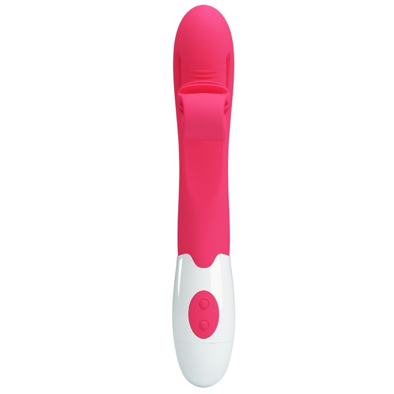 Vibromasseur stimulateur 30 modes rose — détail texture surface