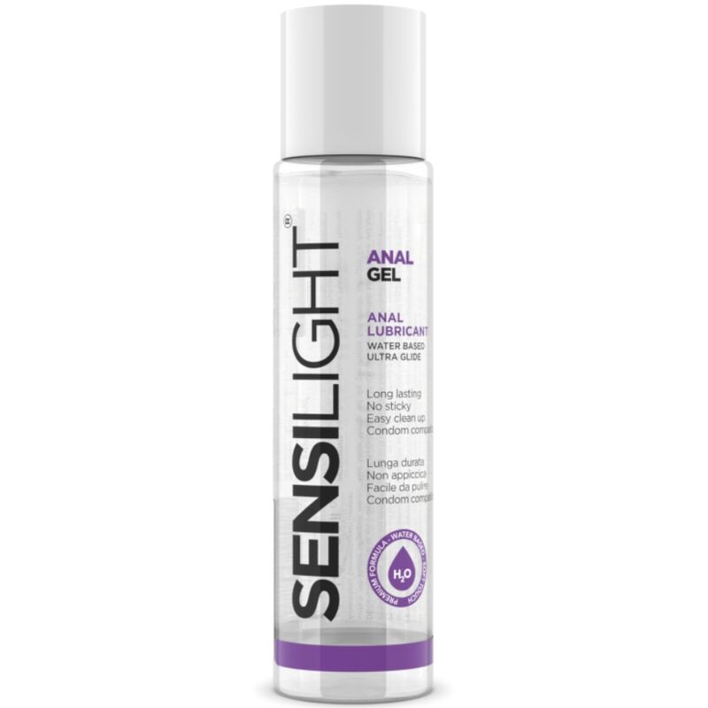Lubrifiant anal base eau glissant — vue de dos