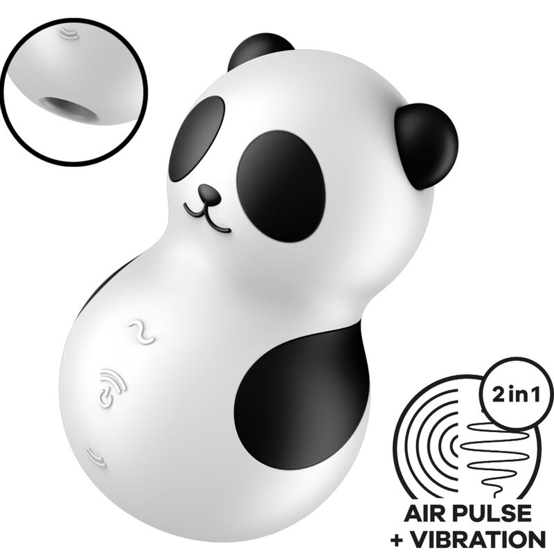 Stimulateur clitoridien et vibrateur compact Panda — détail produit
