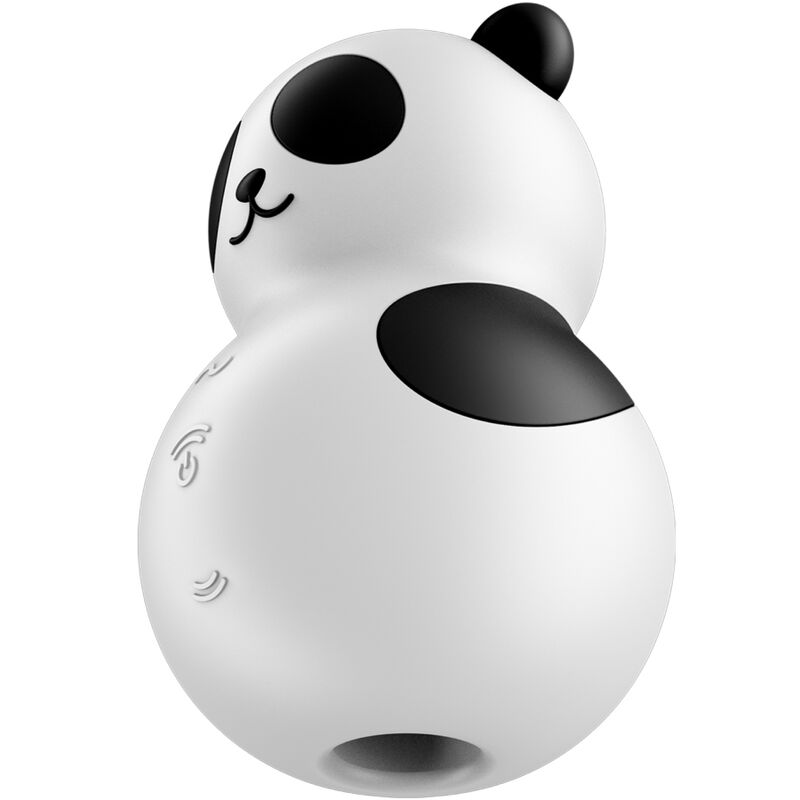 Stimulateur clitoridien et vibrateur compact Panda — détail texture surface