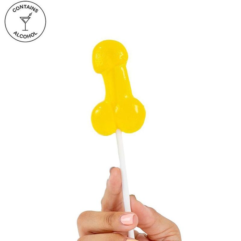 Sucette coquine en forme de sexe saveur piña colada — vue principale