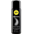 Flacon noir Pjur Original 30 ml de face, lubrifiant base silicone super concentre l'un des plus vendus au monde, glisse soyeuse longue duree, sans parfum.
