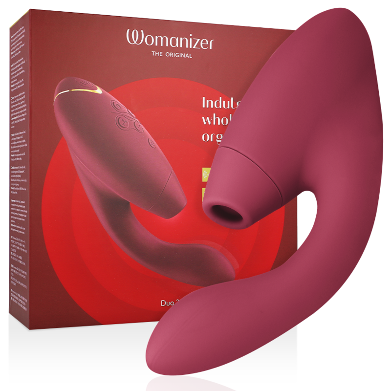 Stimulateur clitoridien et vaginal Womanizer Duo 2 — comparatif dimensionnel