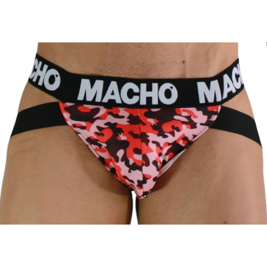 Jockstrap homme maintien anatomique en maille stretch — vue principale 3