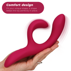 Vibromasseur rabbit connecté double stimulation Nova — vue de profil