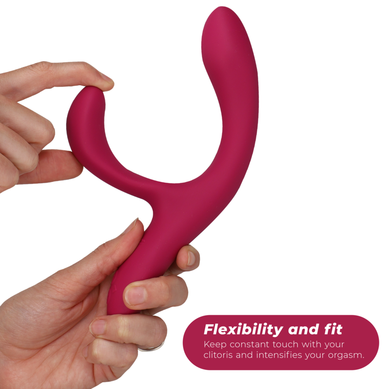 Vibromasseur rabbit connecté double stimulation Nova — vue de dos