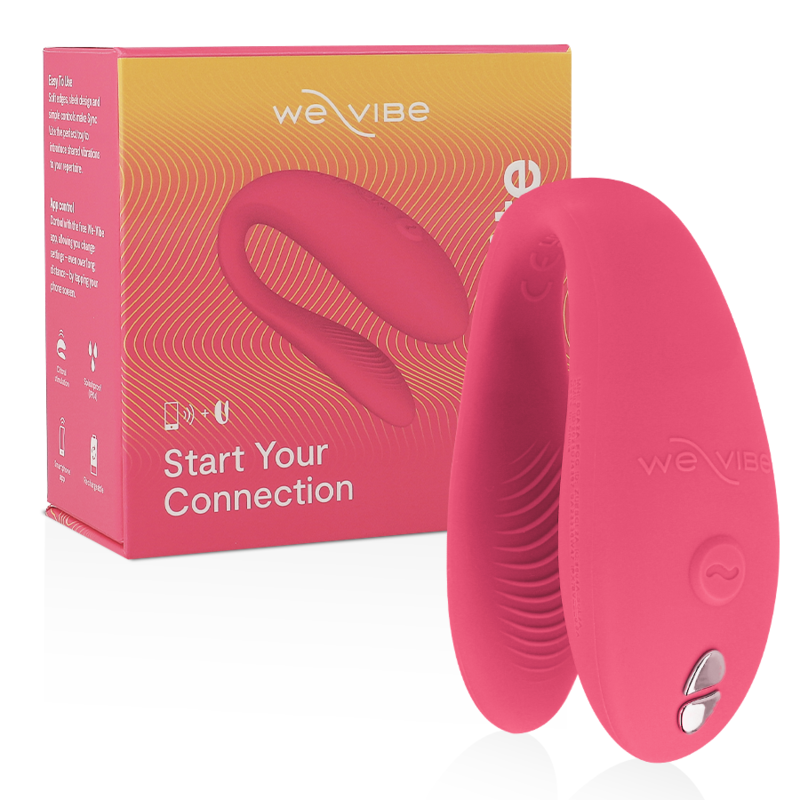 we vibe sync lite stimulateur de clitoris rose