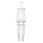 Bodystocking résille brillante effet scintillant — vue rapprochée