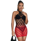 subblime 952242 robe resille elastique degrade rouge et noir taille unique