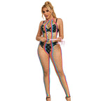 Robe lingerie dos nu glamour — détail produit