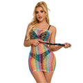 Robe lingerie glamour transparente — vue principale