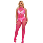Bodystocking dentelle entrejambe ouvert — vue principale