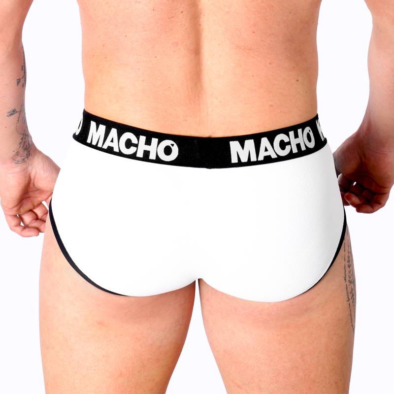Slip homme sensuel coupe ajustée — vue de profil
