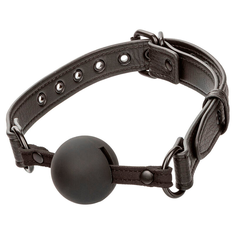 Bâillon boule en silicone Nocturnal noir — vue principale