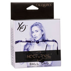 Bâillon boule en silicone Nocturnal noir — emballage produit