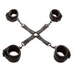 Kit hog tie 4 manchettes cuir Nocturnal — vue principale