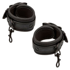Kit hog tie 4 manchettes cuir Nocturnal — vue de profil